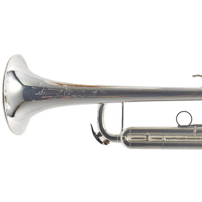 S.E. Shires Q10RS Q-Series Professional Bb Trumpet in Silver Plate