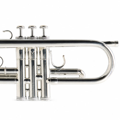 S.E. Shires Q10RS Q-Series Professional Bb Trumpet in Silver Plate