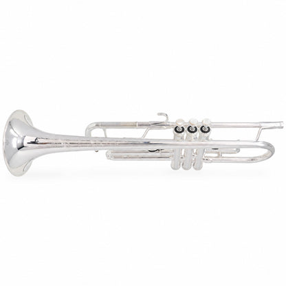 S.E. Shires Q10RS Q-Series Professional Bb Trumpet in Silver Plate