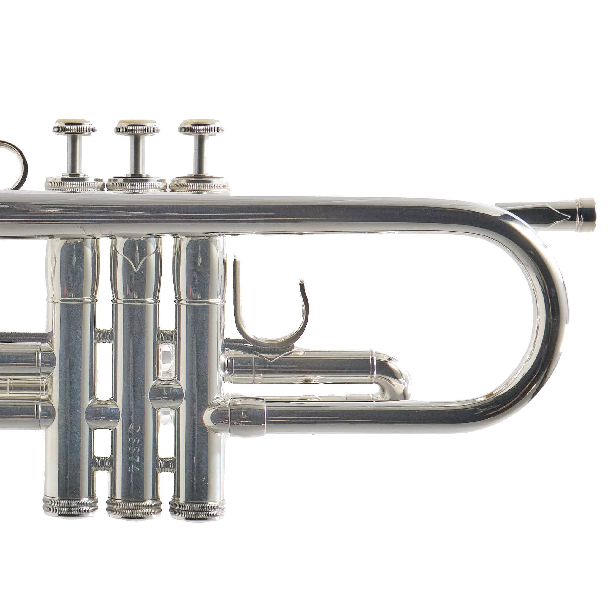 S.E. Shires Q10RS Q-Series Professional Bb Trumpet in Silver Plate