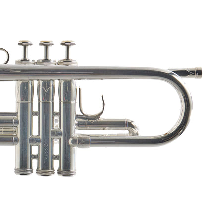 S.E. Shires Q10RS Q-Series Professional Bb Trumpet in Silver Plate