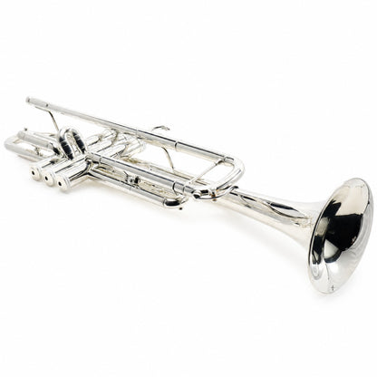 S.E. Shires Q10RS Q-Series Professional Bb Trumpet in Silver Plate