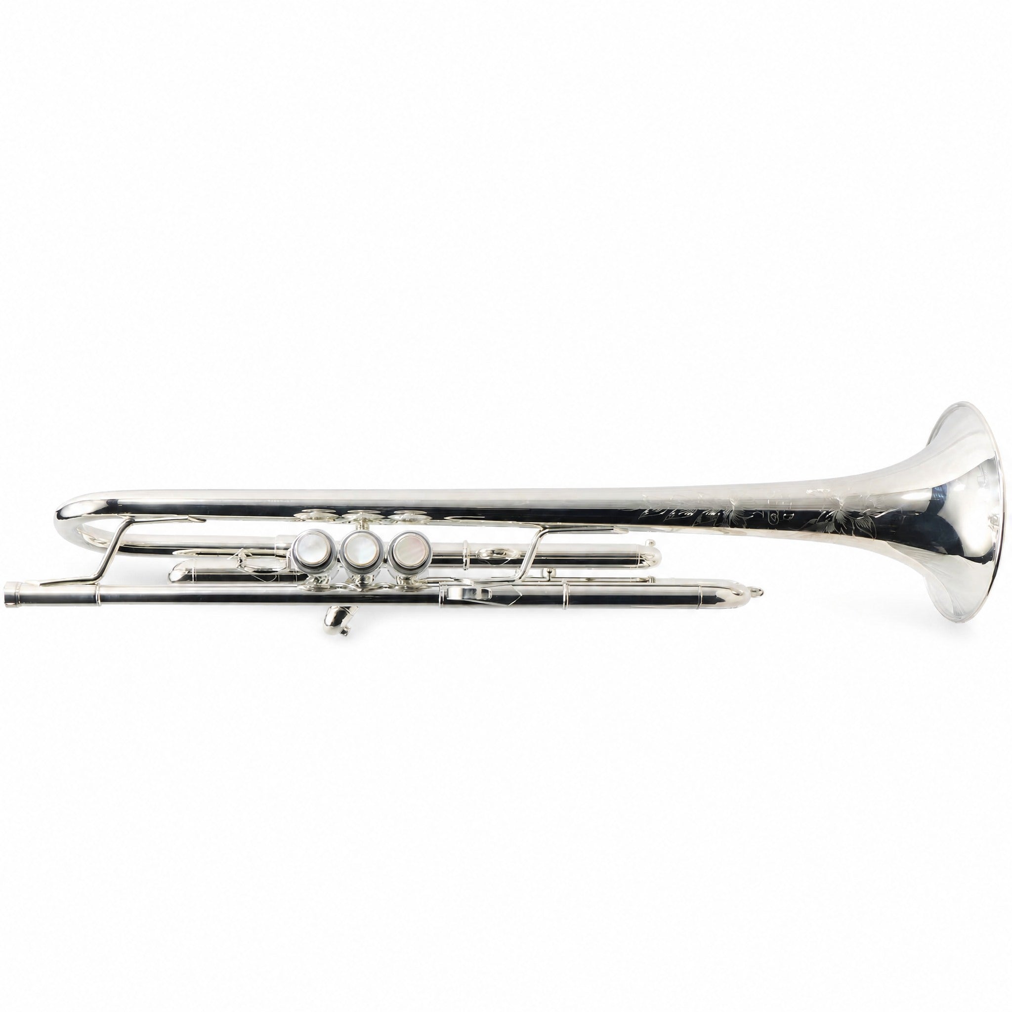 S.E. Shires Q10RS Q-Series Professional Bb Trumpet in Silver Plate