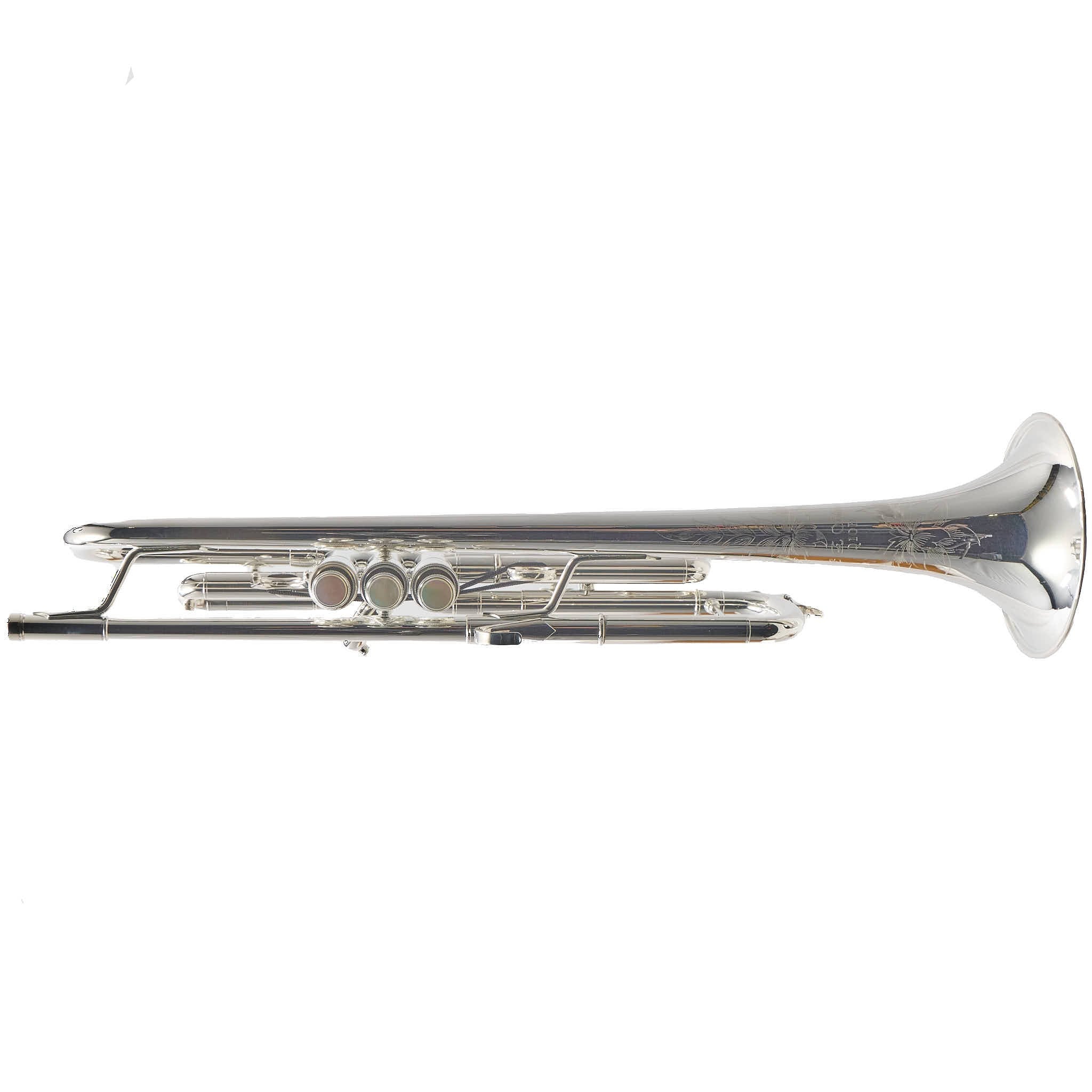 S.E. Shires Q10RS Q-Series Professional Bb Trumpet in Silver Plate