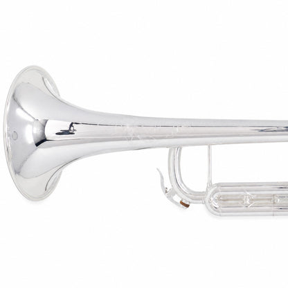 S.E. Shires Q10RS Q-Series Professional Bb Trumpet in Silver Plate