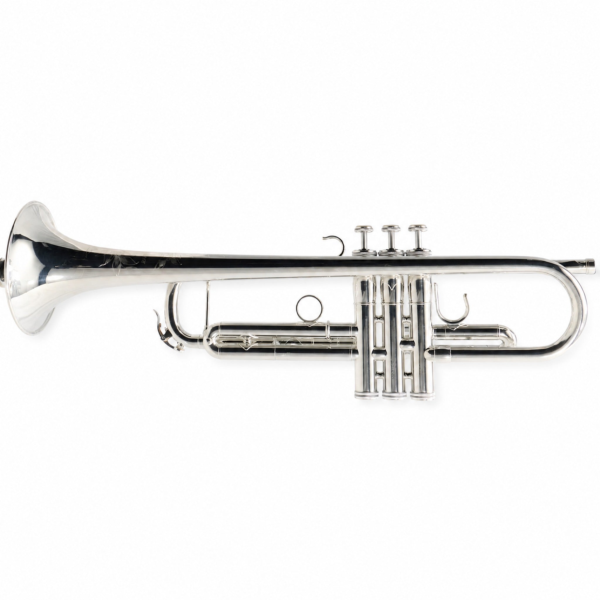 S.E. Shires Q10RS Q-Series Professional Bb Trumpet in Silver Plate