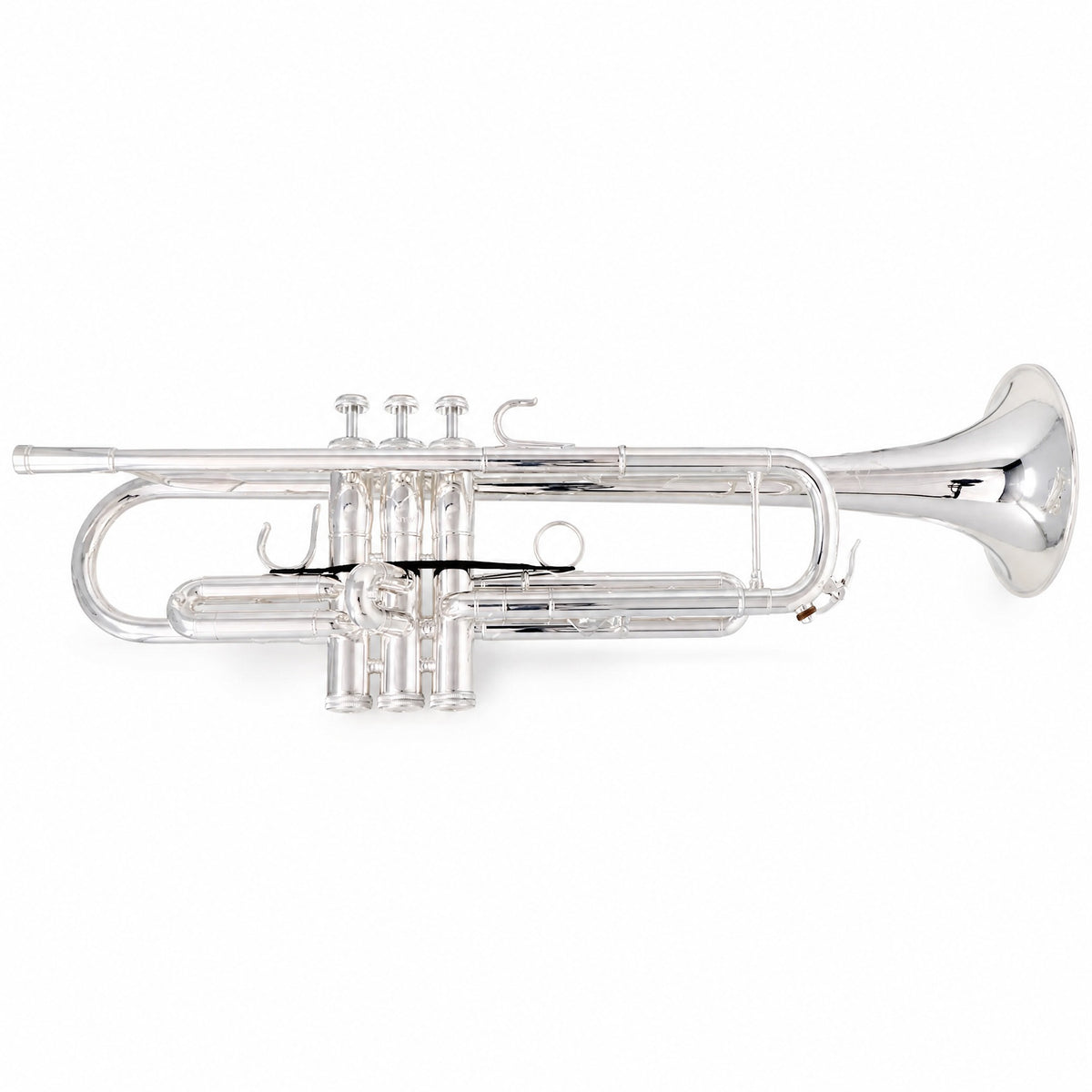 S.E. Shires Q10RS Q-Series Professional Bb Trumpet in Silver Plate