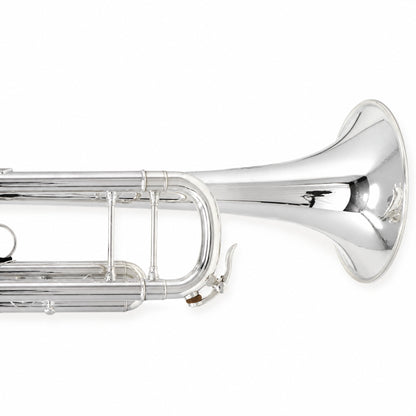 S.E. Shires Q10S Q-Series Professional Bb Trumpet in Silver Plate