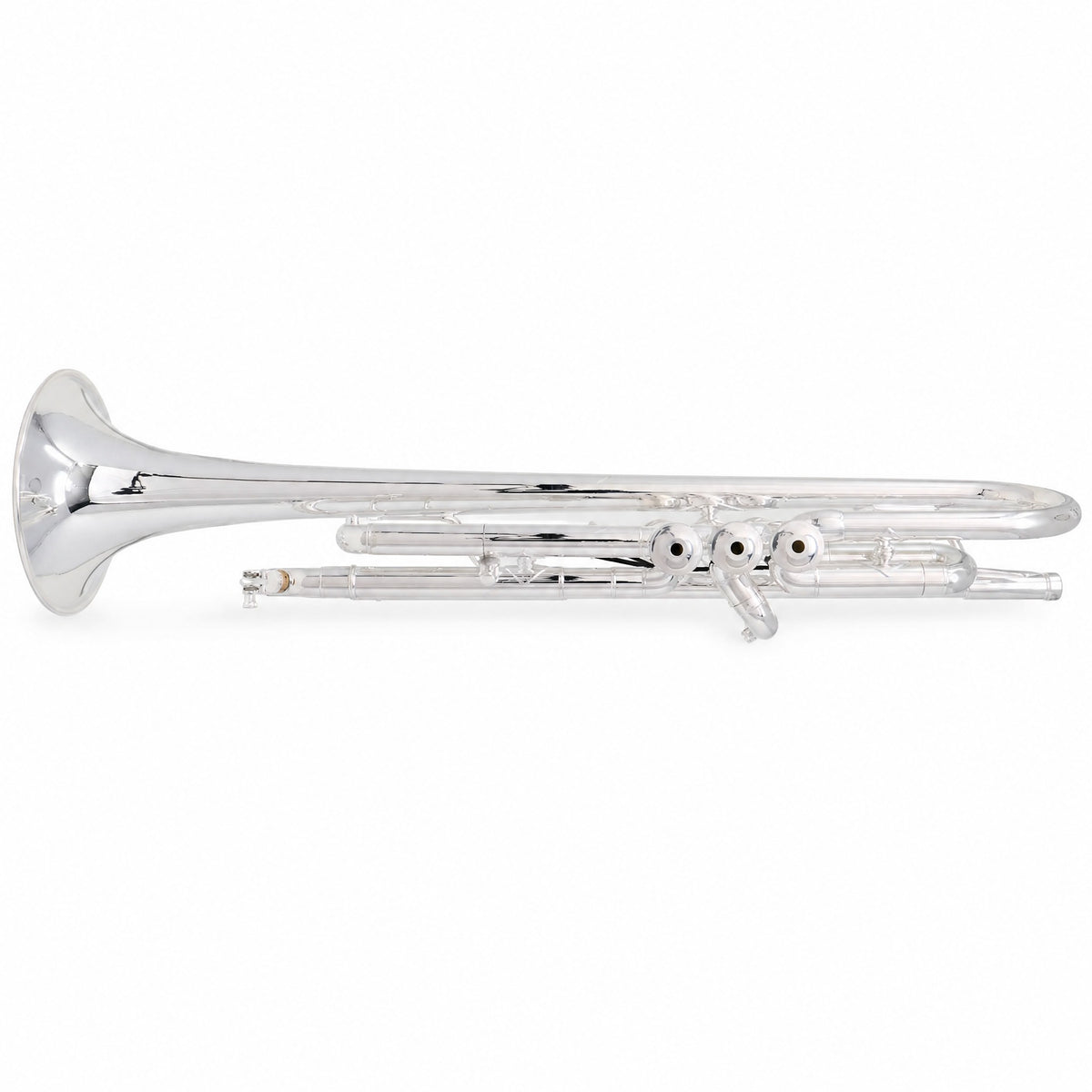S.E. Shires Q10S Q-Series Professional Bb Trumpet in Silver Plate