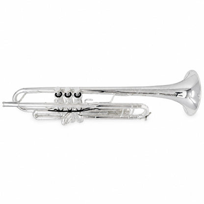 S.E. Shires Q10S Q-Series Professional Bb Trumpet in Silver Plate