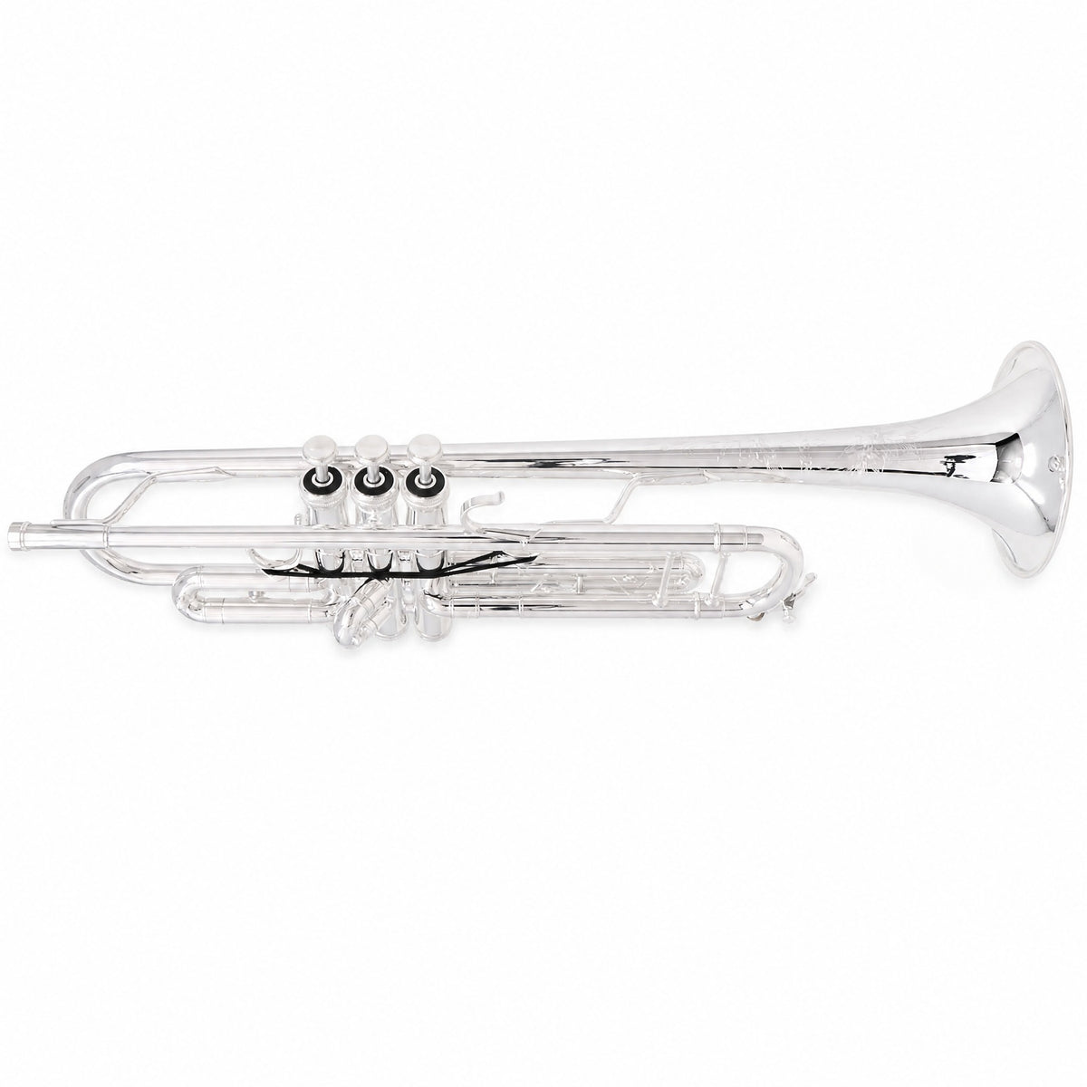 S.E. Shires Q10S Q-Series Professional Bb Trumpet in Silver Plate