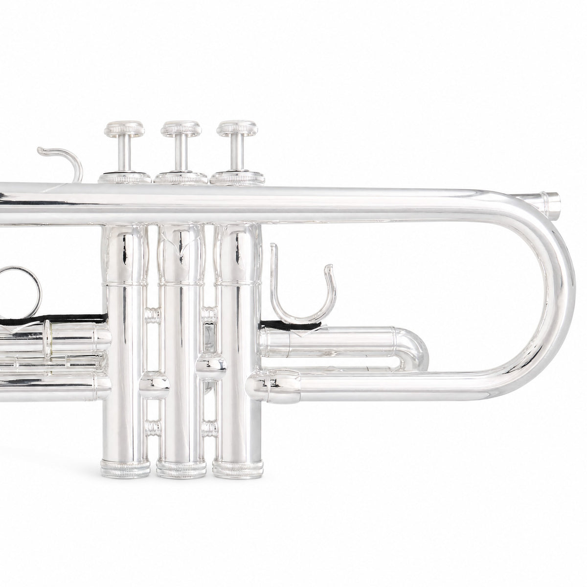 S.E. Shires Q10S Q-Series Professional Bb Trumpet in Silver Plate
