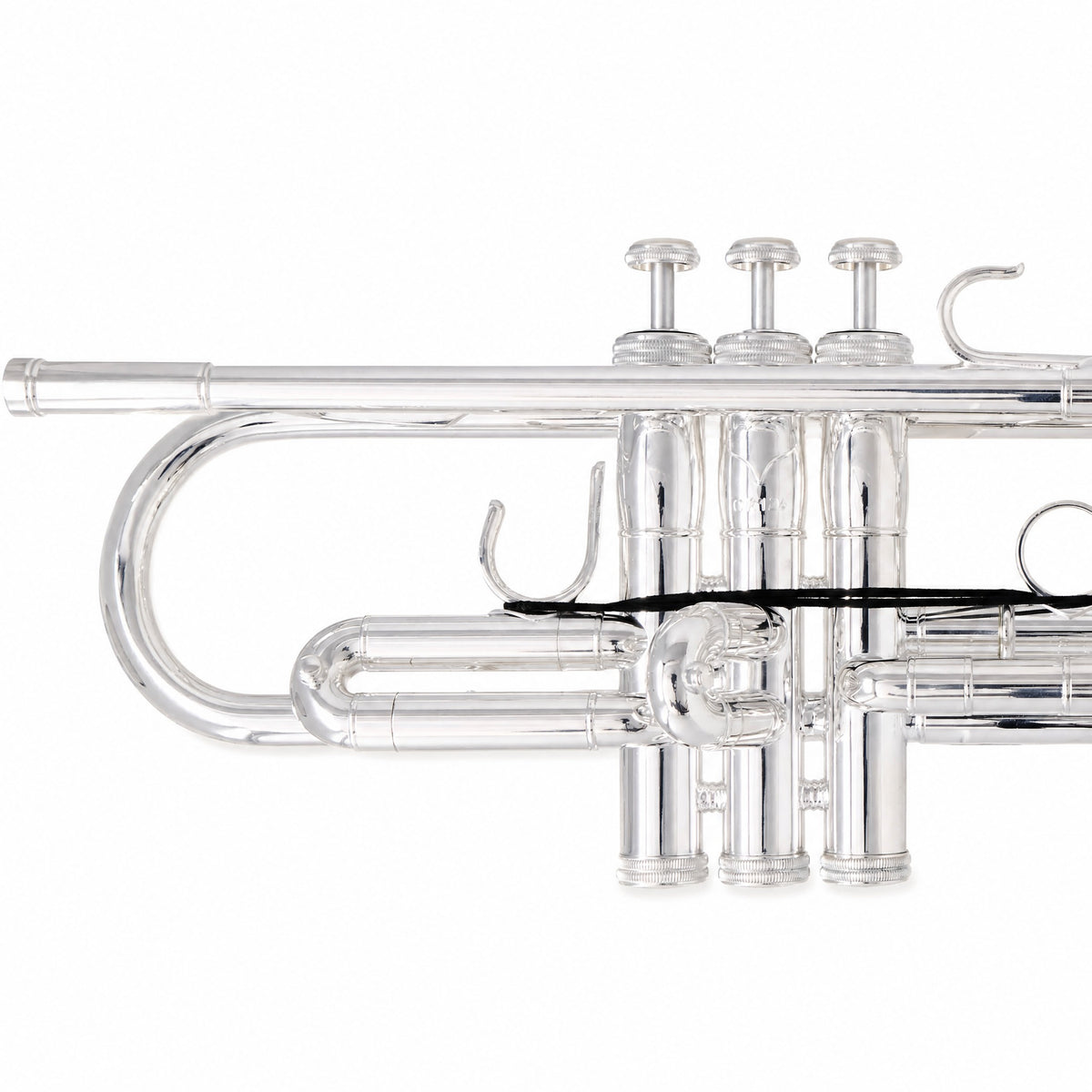 S.E. Shires Q10S Q-Series Professional Bb Trumpet in Silver Plate