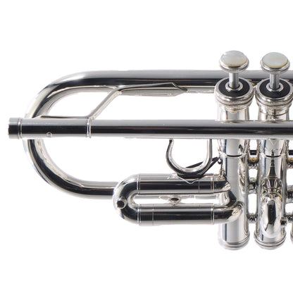 S.E. Shires Q11RS Professional C Trumpet in Silver Plate