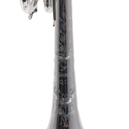 S.E. Shires Q11RS Professional C Trumpet in Silver Plate
