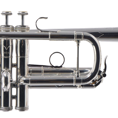 S.E. Shires Q11RS Professional C Trumpet in Silver Plate