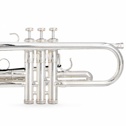 S.E. Shires Q12GRS Professional Bb Trumpet in Silver Plate