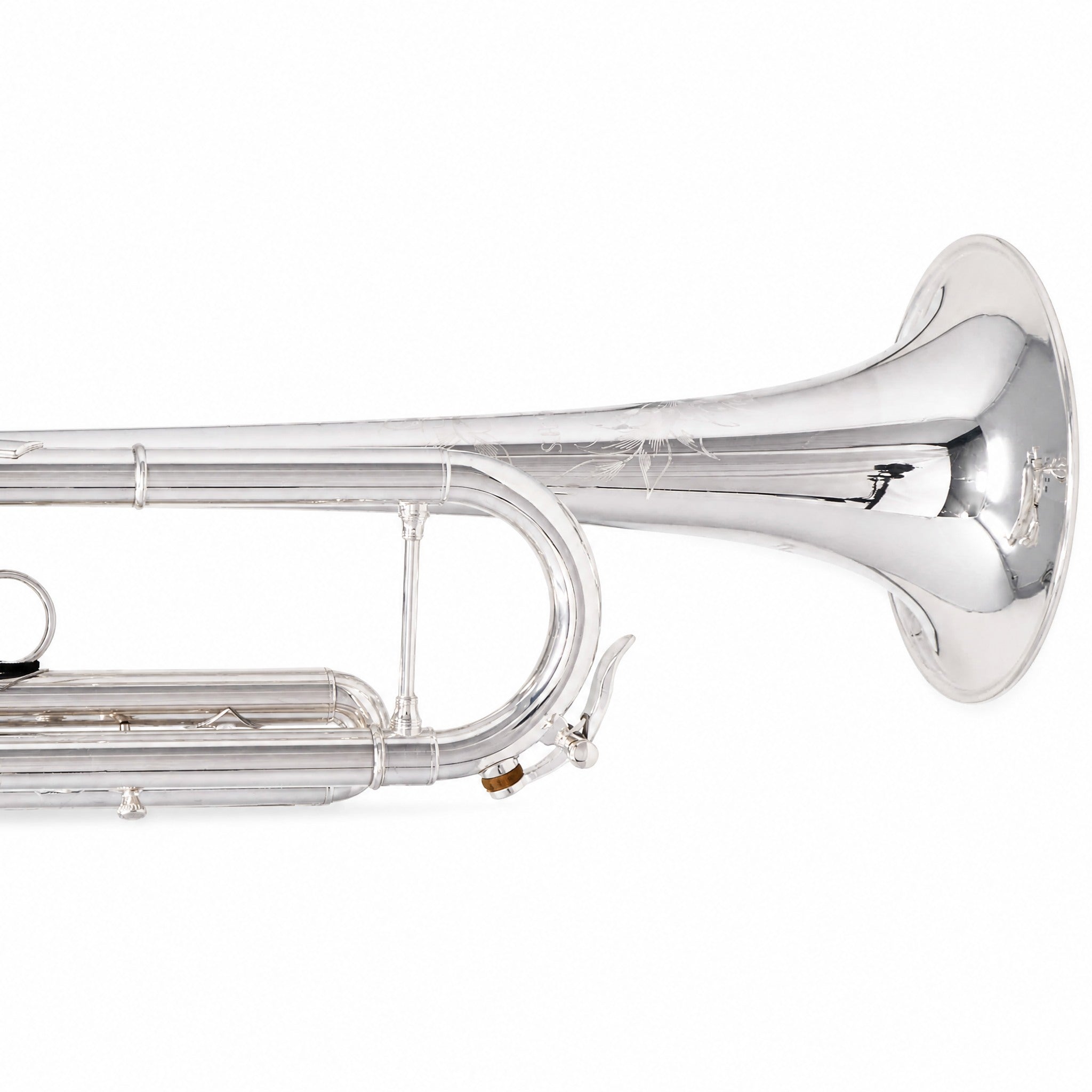 S.E. Shires Q12GRS Professional Bb Trumpet in Silver Plate