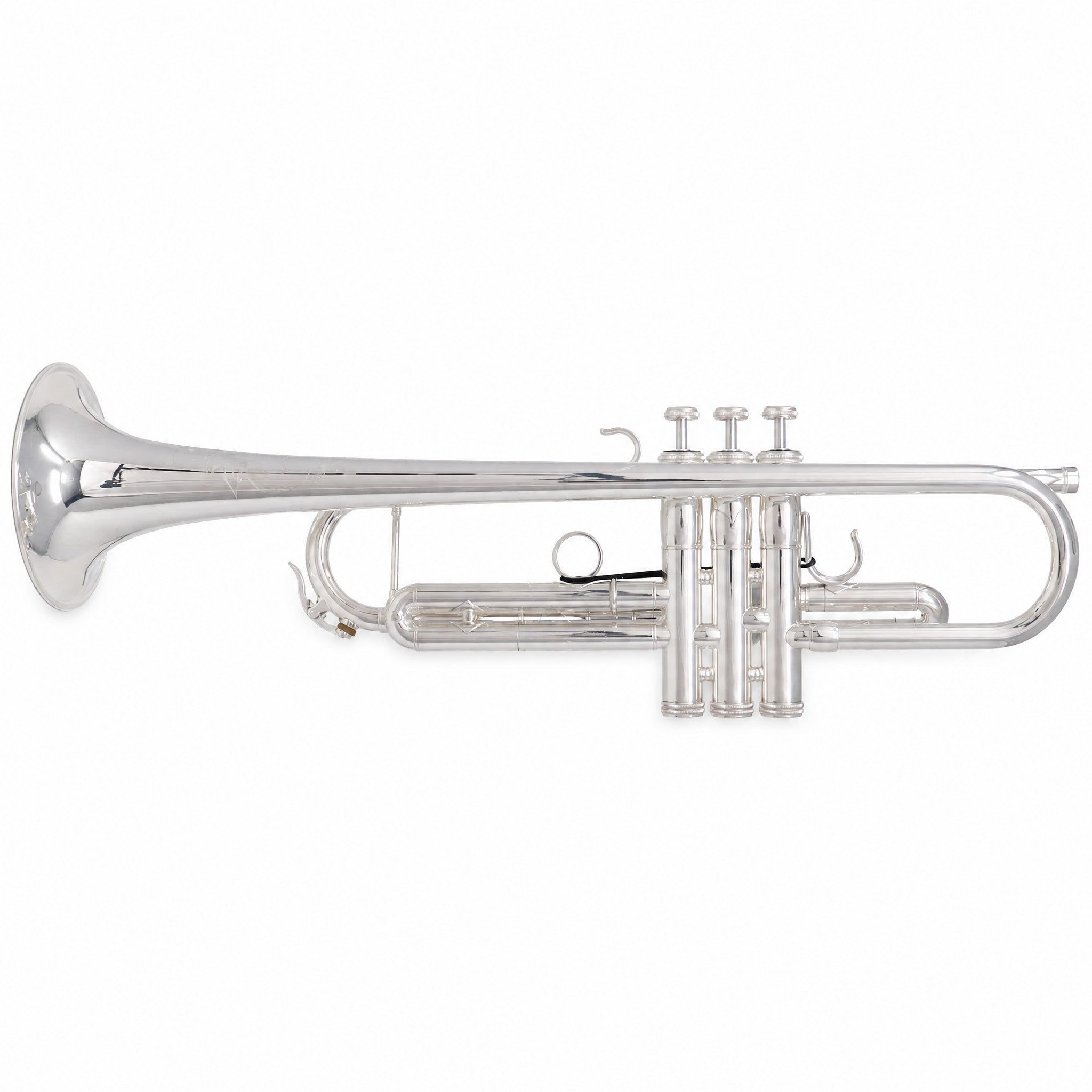 S.E. Shires Q12GRS Professional Bb Trumpet in Silver Plate