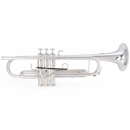 S.E. Shires Q12GRS Professional Bb Trumpet in Silver Plate
