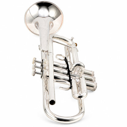 S.E. Shires Q13S Q-Series Professional C Trumpet in Silver Plate