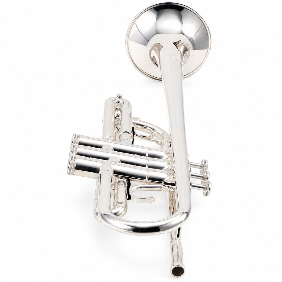 S.E. Shires Q13S Q-Series Professional C Trumpet in Silver Plate