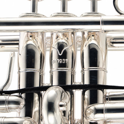 S.E. Shires Q13S Q-Series Professional C Trumpet in Silver Plate