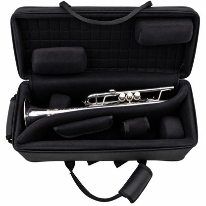 S.E. Shires Q13S Q-Series Professional C Trumpet in Silver Plate