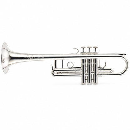 S.E. Shires Q13S Q-Series Professional C Trumpet in Silver Plate