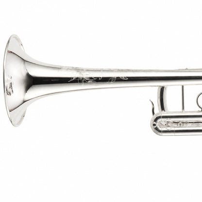 S.E. Shires Q13S Q-Series Professional C Trumpet in Silver Plate
