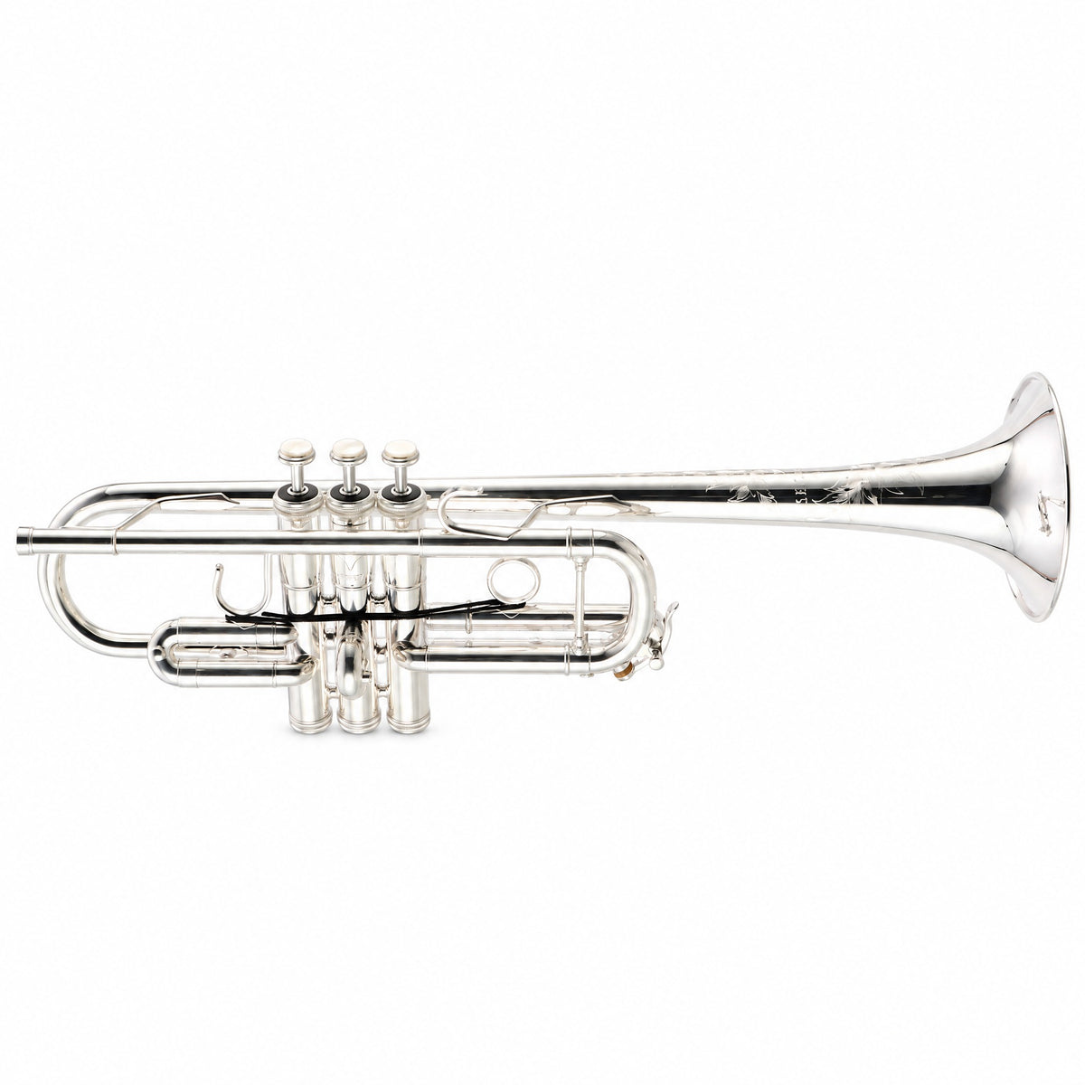 S.E. Shires Q13S Q-Series Professional C Trumpet in Silver Plate