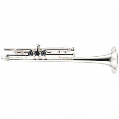 S.E. Shires Q13S Q-Series Professional C Trumpet in Silver Plate
