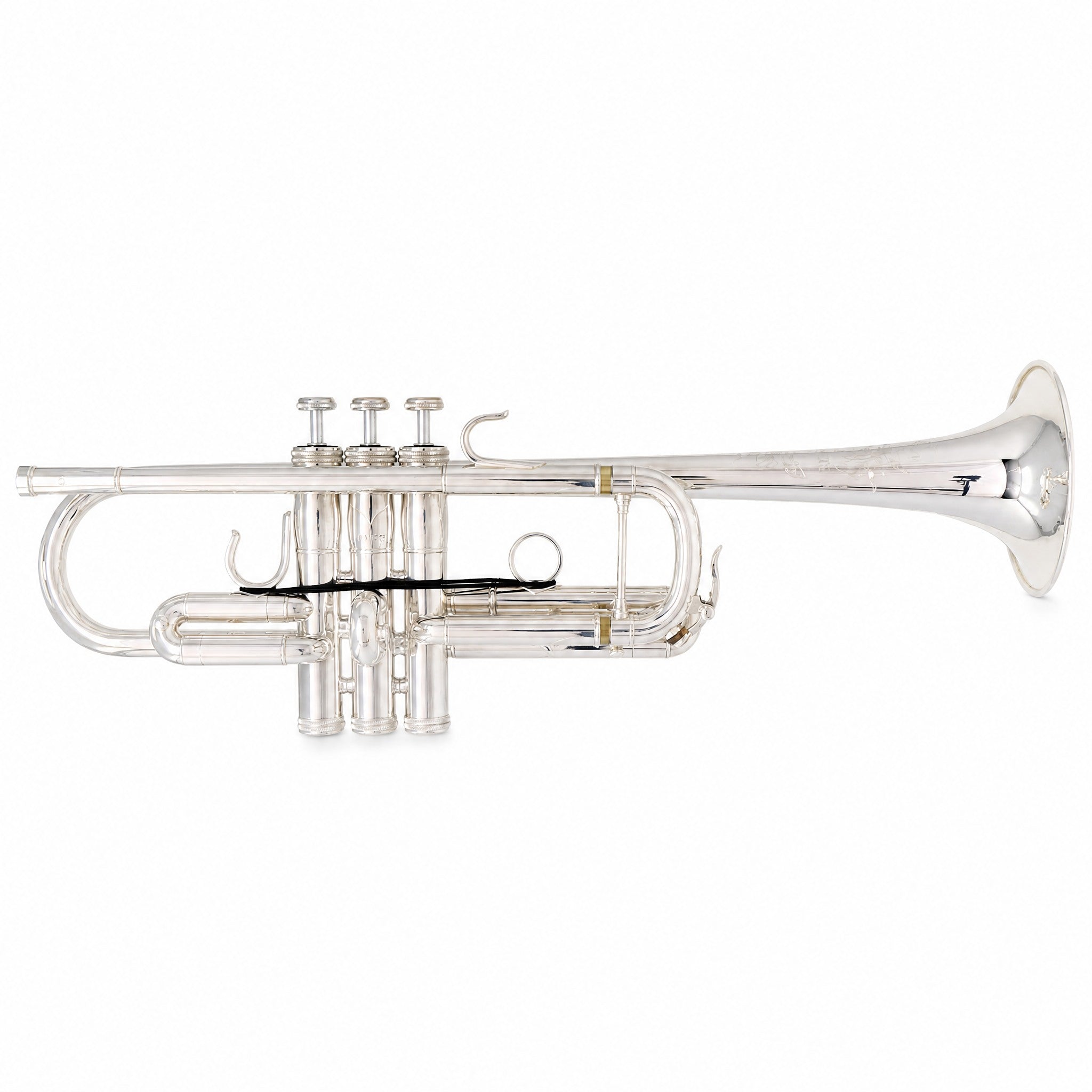 S.E. Shires Q13S Q-Series Professional C Trumpet in Silver Plate