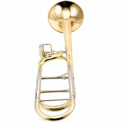 S.E. Shires Q30GR Q-Series Tenor Trombone with Gold Brass Bell, Rotary Valve