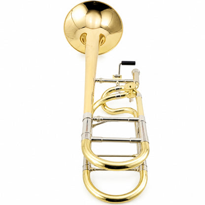 S.E. Shires Q30GR Q-Series Tenor Trombone with Gold Brass Bell, Rotary Valve