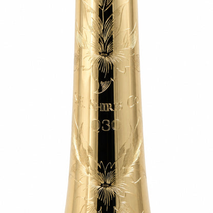 S.E. Shires Q30GR Q-Series Tenor Trombone with Gold Brass Bell, Rotary Valve