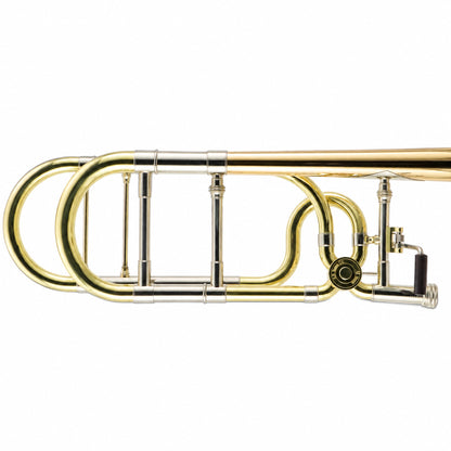 S.E. Shires Q30GR Q-Series Tenor Trombone with Gold Brass Bell, Rotary Valve