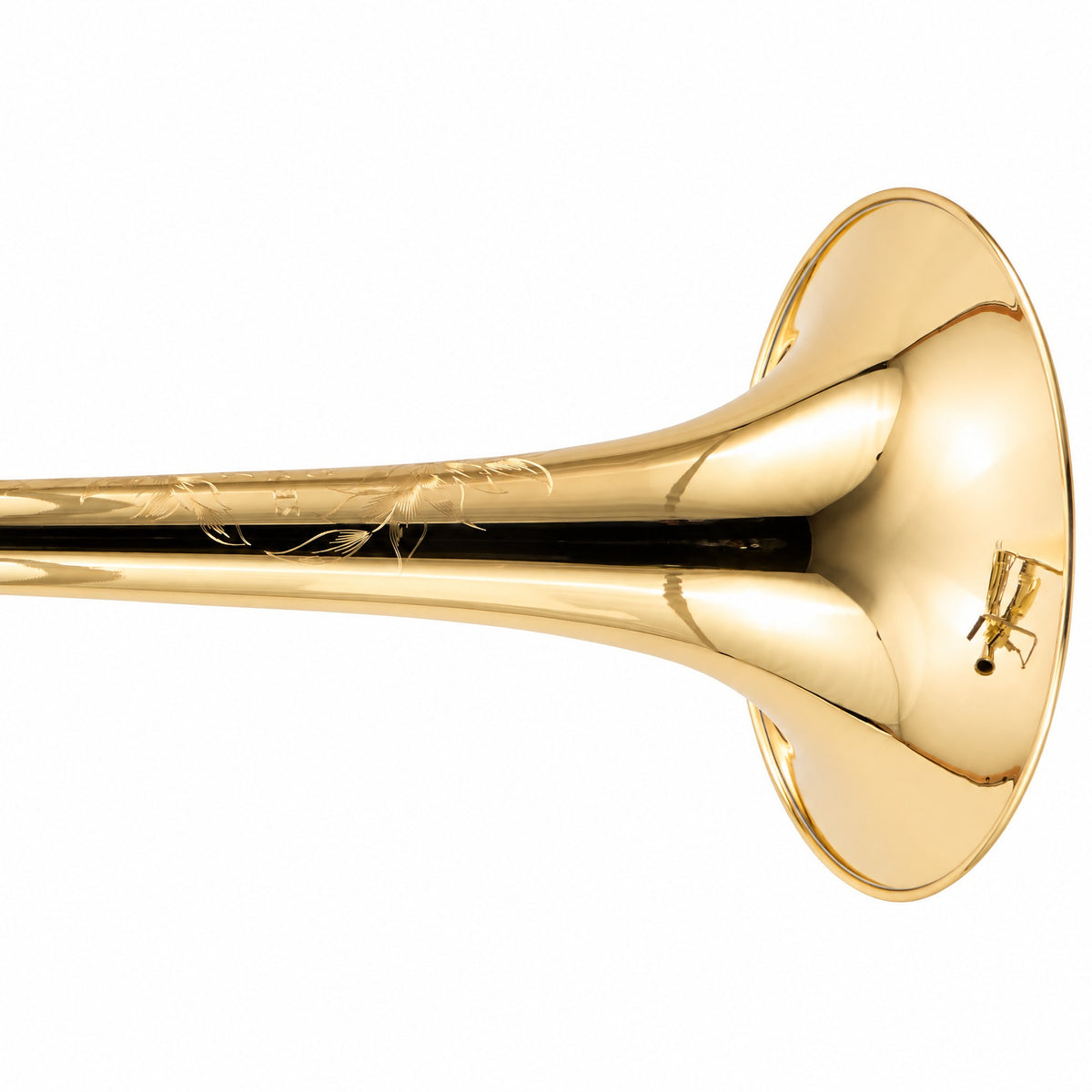 S.E. Shires Q30GR Q-Series Tenor Trombone with Gold Brass Bell, Rotary Valve