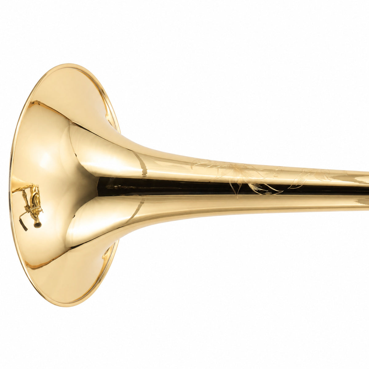S.E. Shires Q30GR Q-Series Tenor Trombone with Gold Brass Bell, Rotary Valve