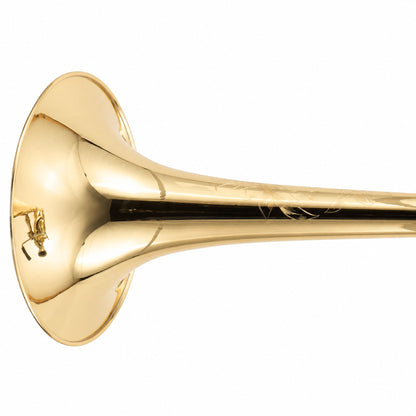 S.E. Shires Q30GR Q-Series Tenor Trombone with Gold Brass Bell, Rotary Valve