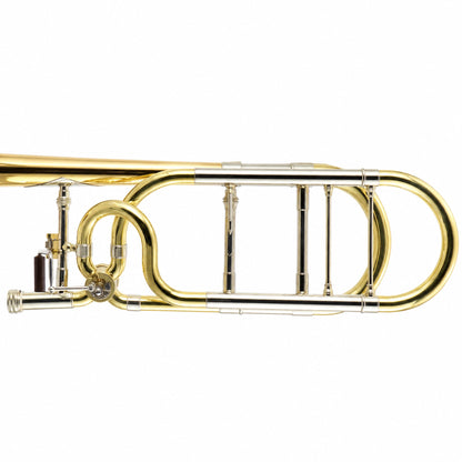 S.E. Shires Q30GR Q-Series Tenor Trombone with Gold Brass Bell, Rotary Valve