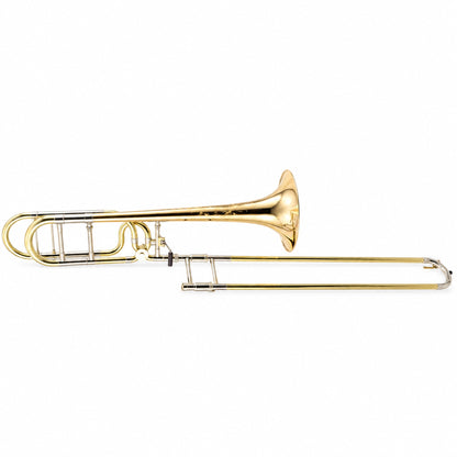 S.E. Shires Q30GR Q-Series Tenor Trombone with Gold Brass Bell, Rotary Valve