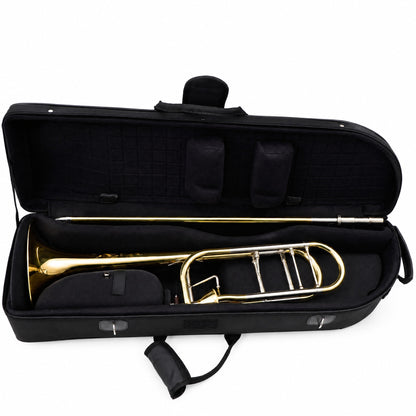 S.E. Shires Q30YA Q-Series Tenor Trombone with Yellow Brass Bell, Axial Flow Valve
