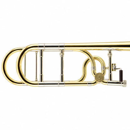 S.E. Shires Q30YR Q-Series Tenor Trombone with Yellow Brass Bell, Rotary Valve
