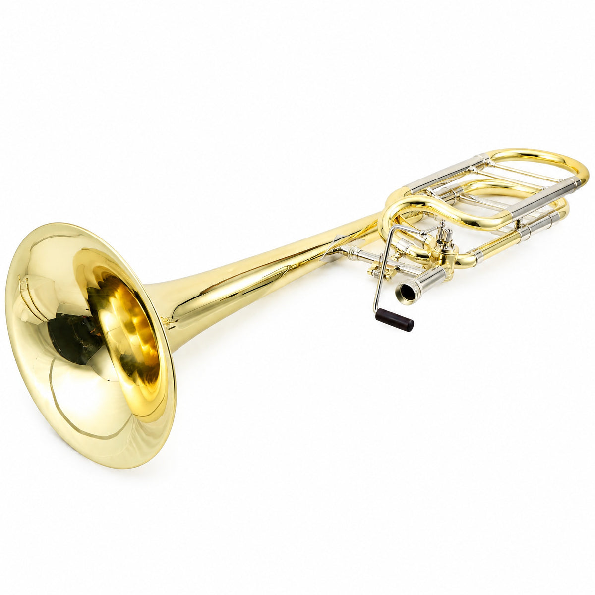 S.E. Shires Q30YR Q-Series Tenor Trombone with Yellow Brass Bell, Rotary Valve