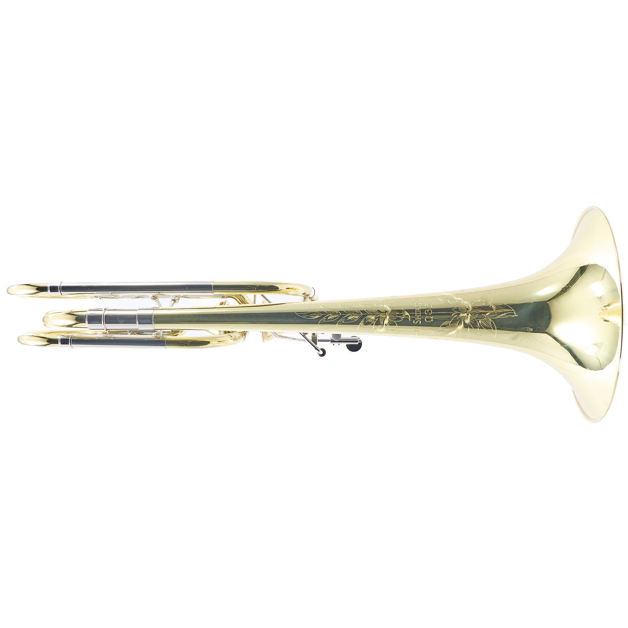 S.E. Shires Q36YA Q-Series Professional Bass Trombone with Dual Axial Flow Valves