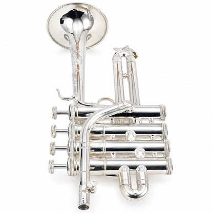 S.E. Shires Q9S Q-Series Professional Bb/A Piccolo Trumpet in Silver Plate