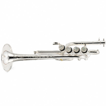 S.E. Shires Q9S Q-Series Professional Bb/A Piccolo Trumpet in Silver Plate