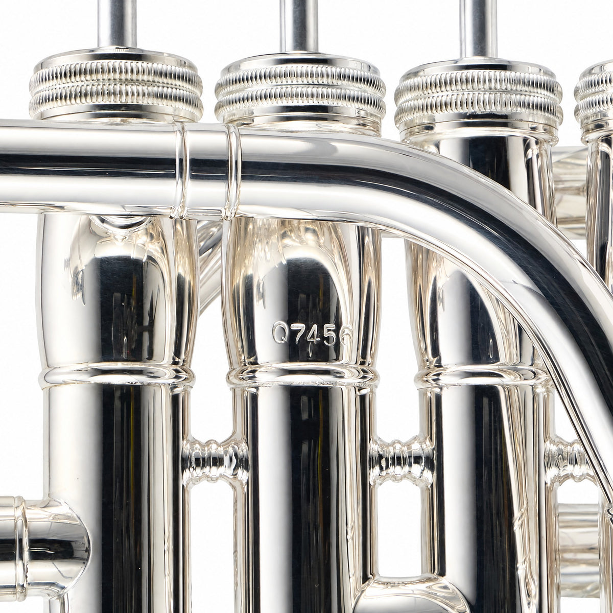 S.E. Shires Q9S Q-Series Professional Bb/A Piccolo Trumpet in Silver Plate