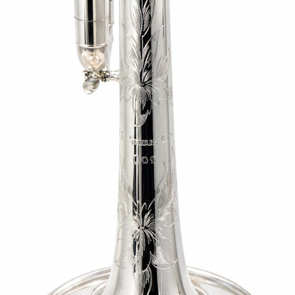 S.E. Shires Q9S Q-Series Professional Bb/A Piccolo Trumpet in Silver Plate